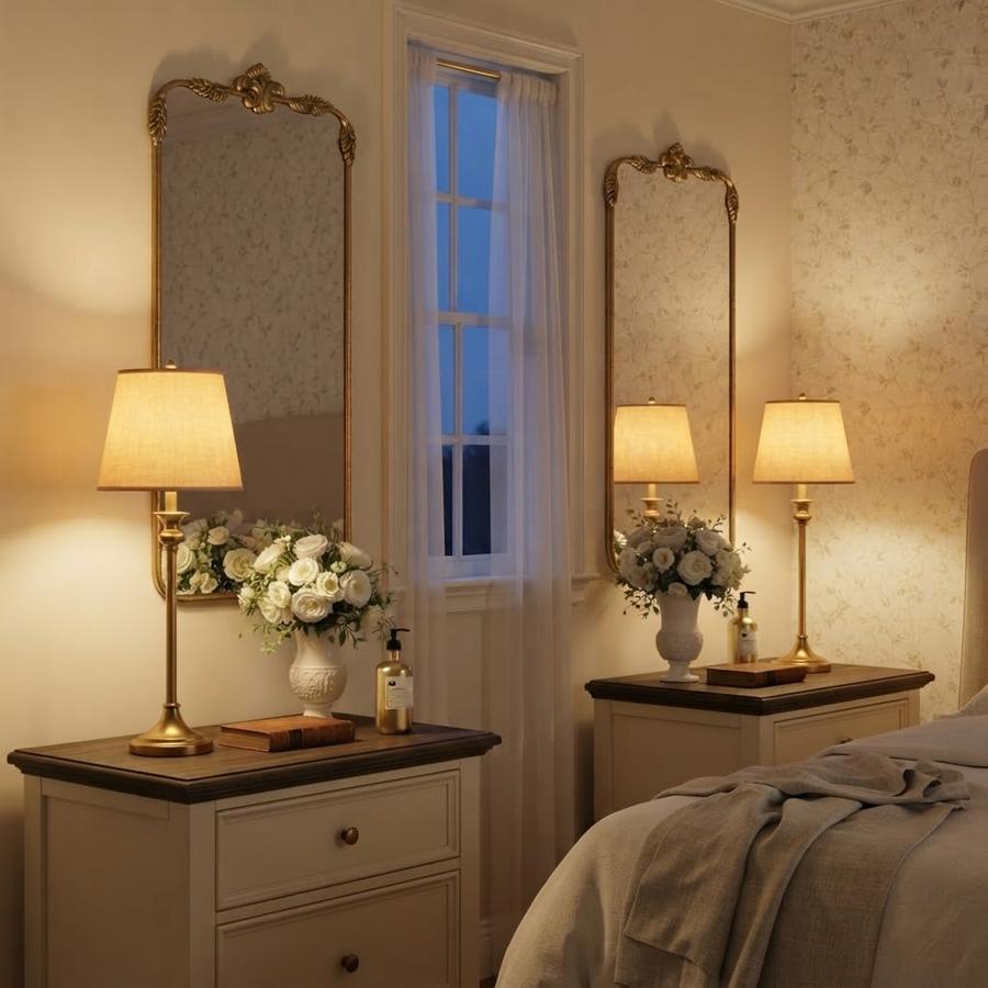 Maxax Gold Narrow Wall Mirror