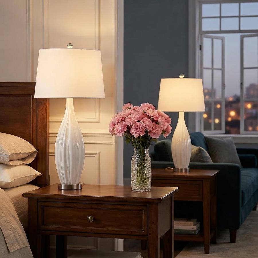 Maxax 31'' Tall Ceramic Table Lamps Set of 2